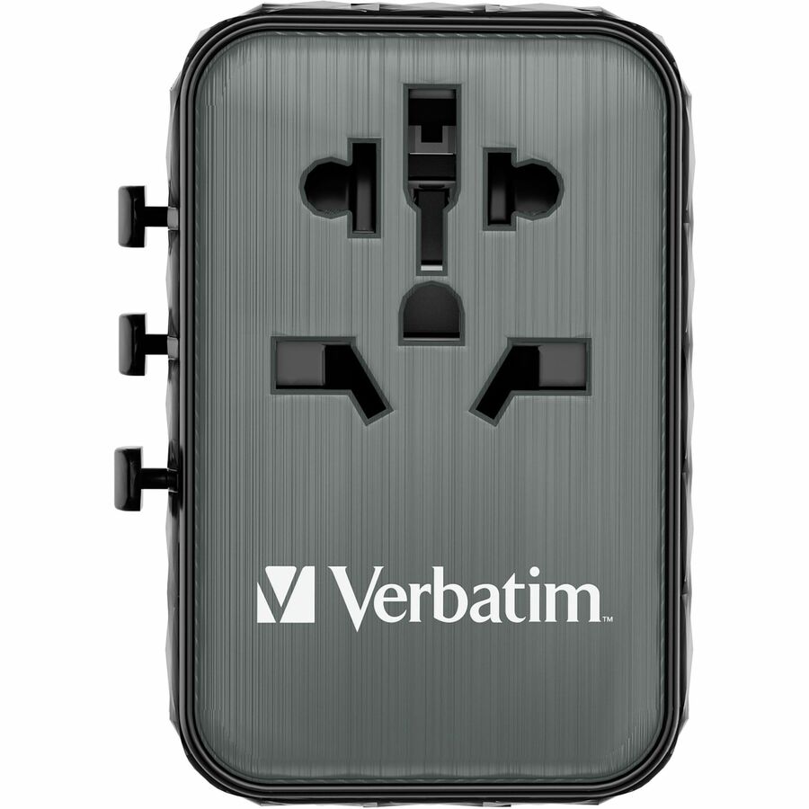 Verbatim UTA-05 Gan III Universal Travel Adapter 65W - USB-C, USB-A