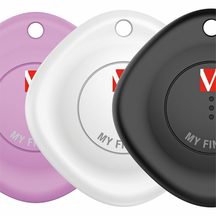 My Finder Bluetooth Tracker 3pk - Black,White,Purple