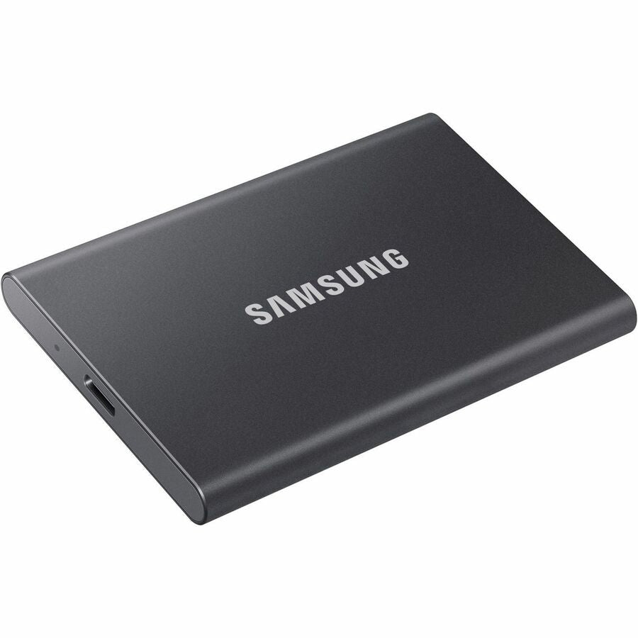 Samsung T7 4 TB Portable Solid State Drive - External - PCI Express NVMe - Titan Gray