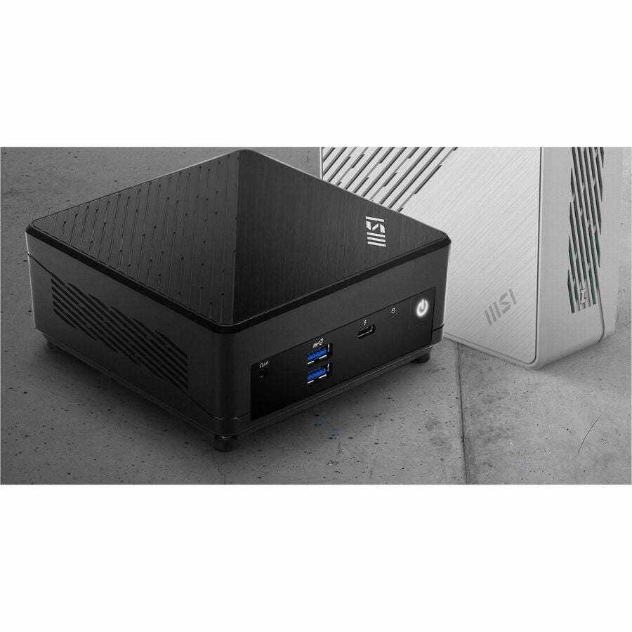 MSI Cubi 5 12M 265BUST NUC Mini PC Barebone, Intel Core i5-1235U, Non-OS, 3Y advanced replacement warranty, TAA Compliant