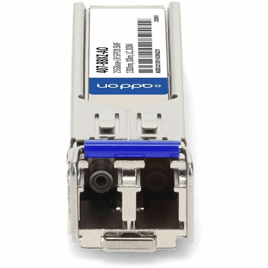 AddOn Dell® 407-BBXZ Compatible TAA 25GBase-LR SFP28 Transceiver (SMF, 1310nm, 10km, LC, DOM)