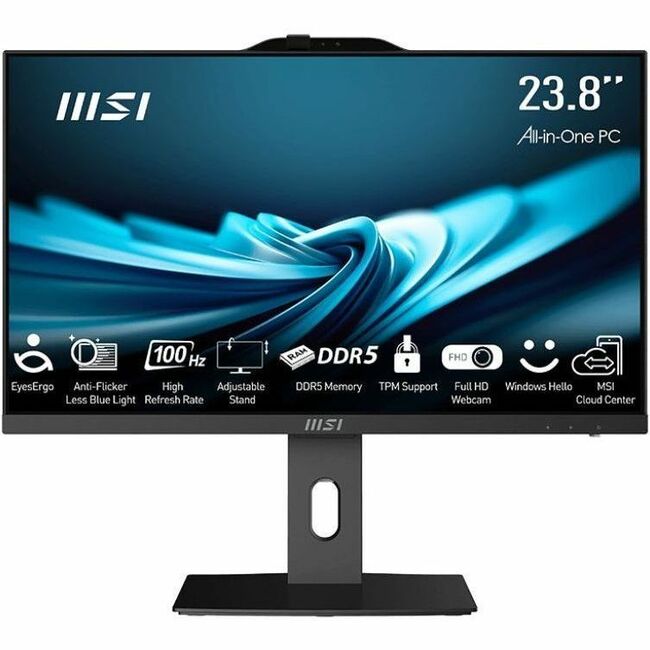 MSI PRO AP242P-692UST All-in-One Computer - Intel Core i7 - 32 GB - 24? display WIN 11 PRO - TAA Compliant