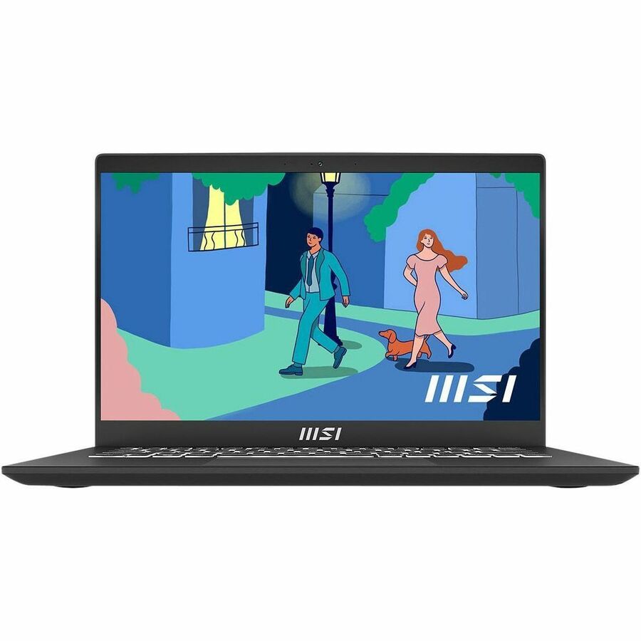 MSI Modern 14? Ultrabook Laptop, Intel Core i3-1215U, 8GB 128GB SSD - Win 11 Pro