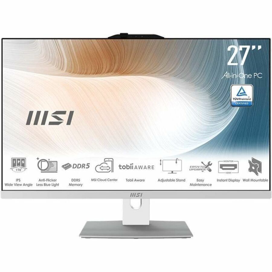 MSI Modern AM272P 1M Modern AM272P 1M-820US All-in-One Computer - Intel Core i7 - 32 GB - 1 TB SSD - 27