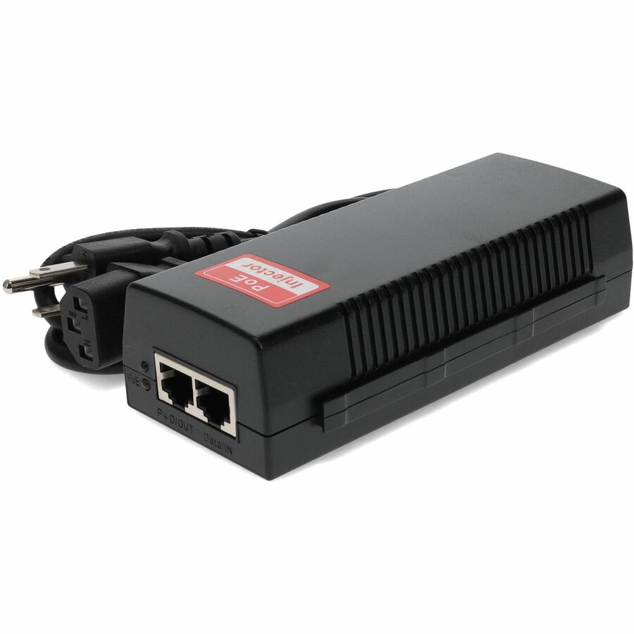 AddOn 60W POE Power Injector (IEEE802.3af/IEEE802.3at 57v 60W max,10/100Base-T and 10/100/1000Base-T )