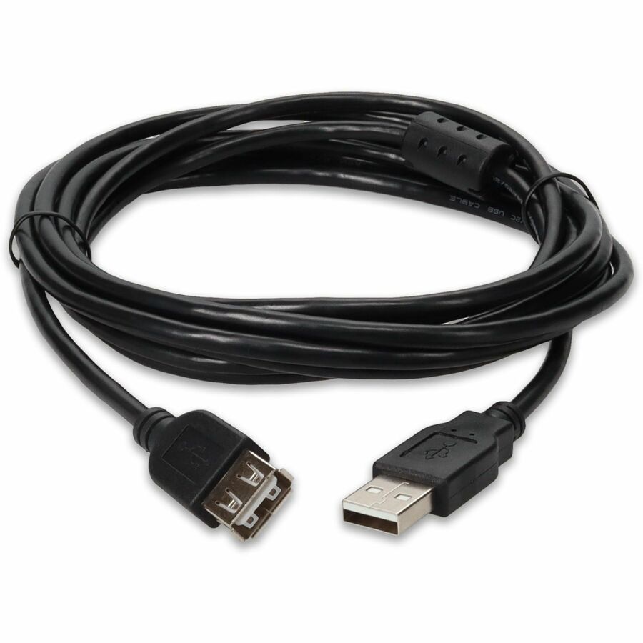 5-Pack of 6in (15cm) USB-A 2.0 to USB-A 2.0 Extension Cable - Male to Female