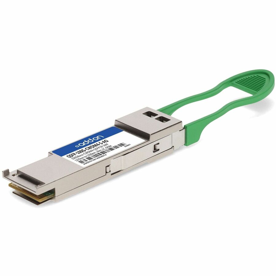 AddOn Cisco QSFP-100G-CWDM4-S Compatible TAA Compliant 100GBase-CWDM4 QSFP28 Transceiver (SMF, 1270nm to 1330nm, 2km, LC, DOM)