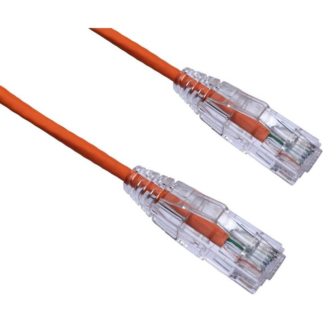 Axiom 7FT CAT6A BENDnFLEX Ultra-Thin Snagless Patch Cable 650mhz (Orange)