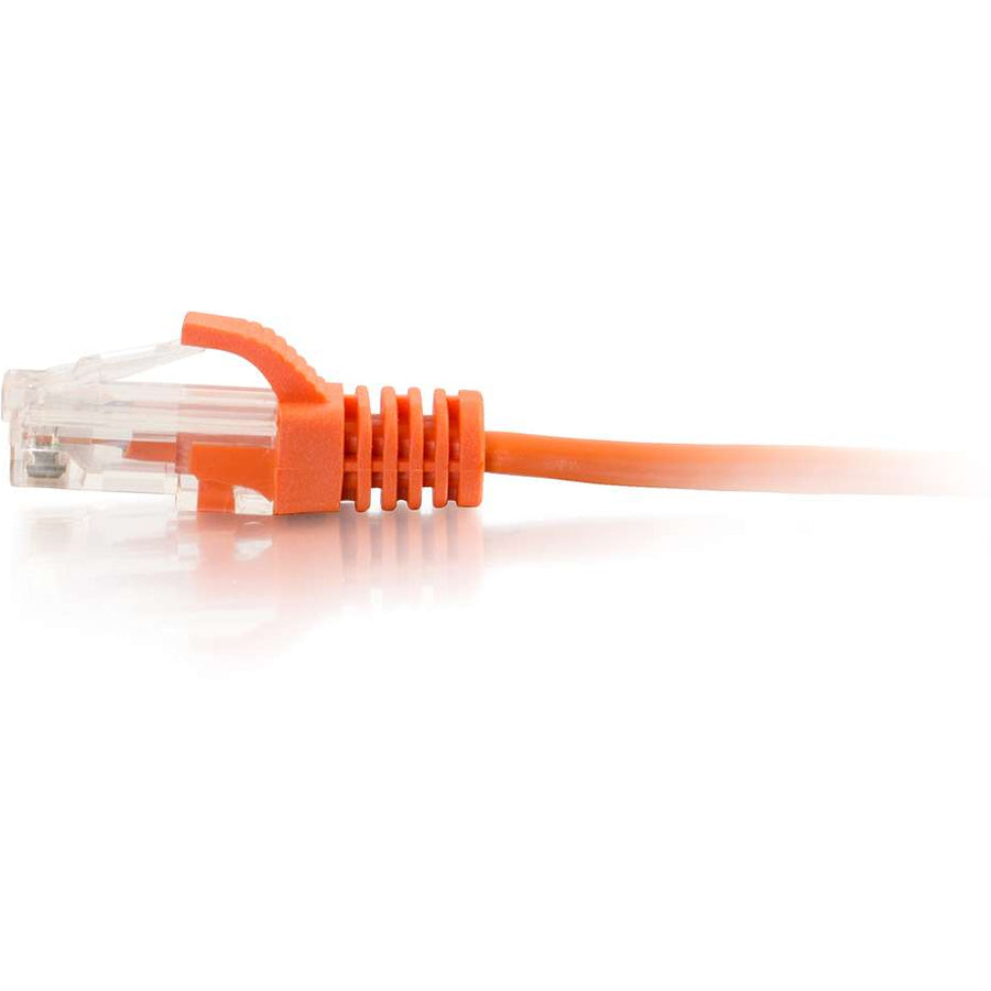 C2G 3ft Cat6a Snagless Unshielded (UTP) Ethernet Cable - Cat6a Network Patch Cable - PoE - Orange