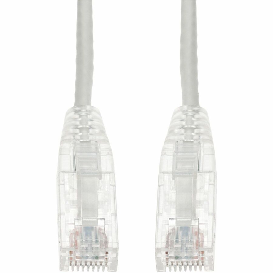 AddOn 10ft RJ-45 (Male) to RJ-45 (Male) Straight White Cat6 UTP Slim PVC Copper Patch Cable