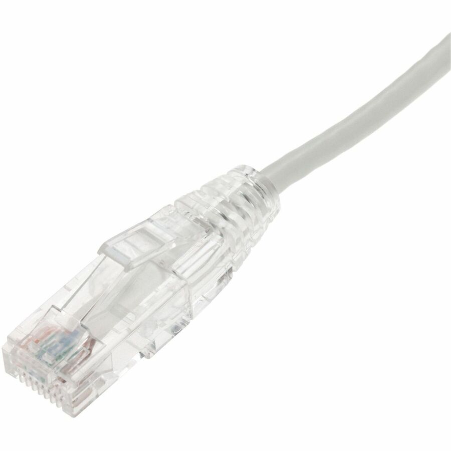 AddOn 10ft RJ-45 (Male) to RJ-45 (Male) Straight White Cat6 UTP Slim PVC Copper Patch Cable