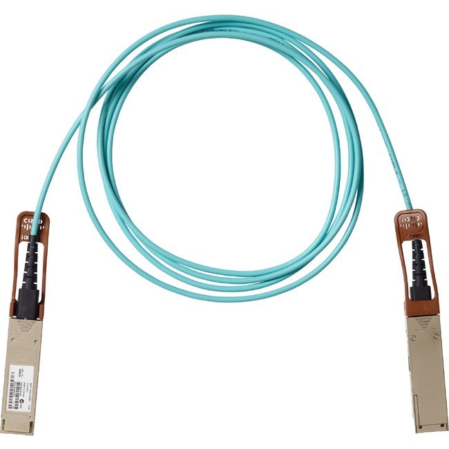 Accortec 100GBase QSFP Active Optical Cable, 20-meter