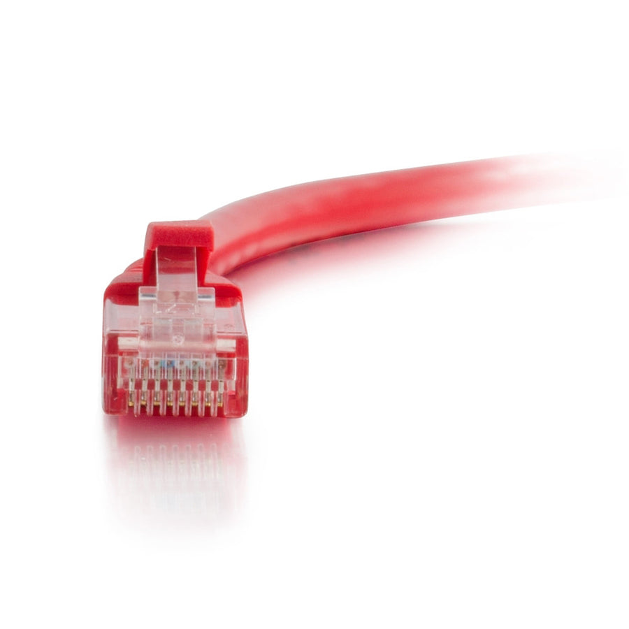 C2G 10ft Cat6a Snagless Unshielded (UTP) Ethernet Cable - Cat6a Network Patch Cable - PoE - Red