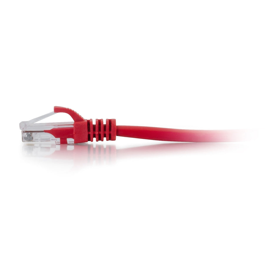 C2G 10ft Cat6a Snagless Unshielded (UTP) Ethernet Cable - Cat6a Network Patch Cable - PoE - Red