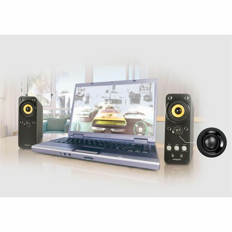 Creative GigaWorks T20 2.0 Speaker System - Black