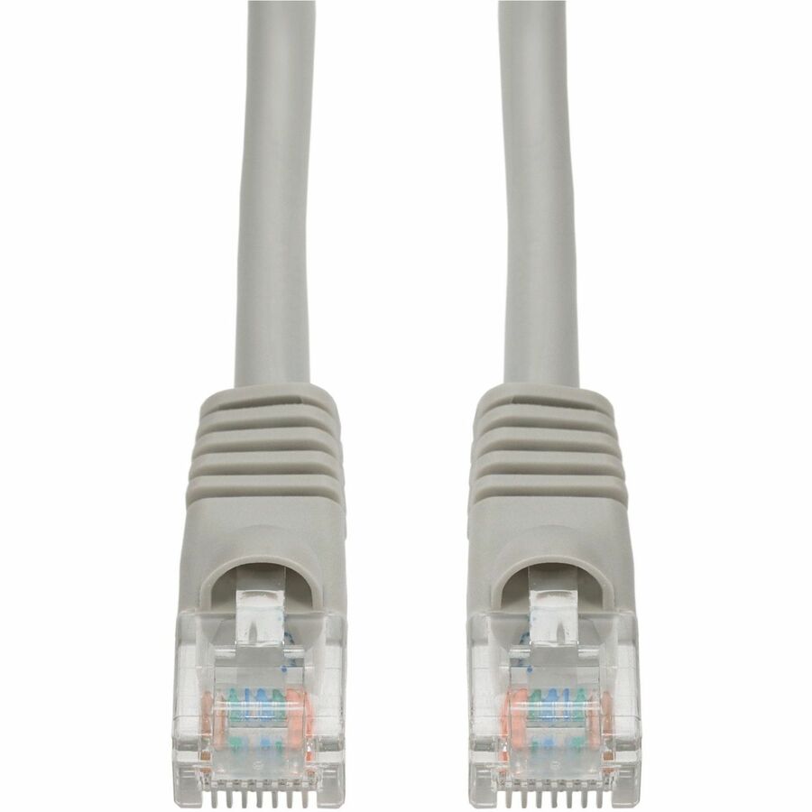 AddOn 2ft RJ-45 (Male) to RJ-45 (Male) Straight Gray Cat6A UTP PVC Copper Patch Cable