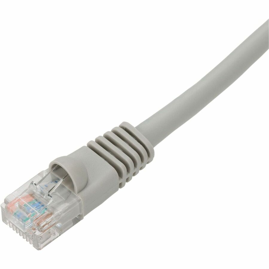 AddOn 2ft RJ-45 (Male) to RJ-45 (Male) Straight Gray Cat6A UTP PVC Copper Patch Cable