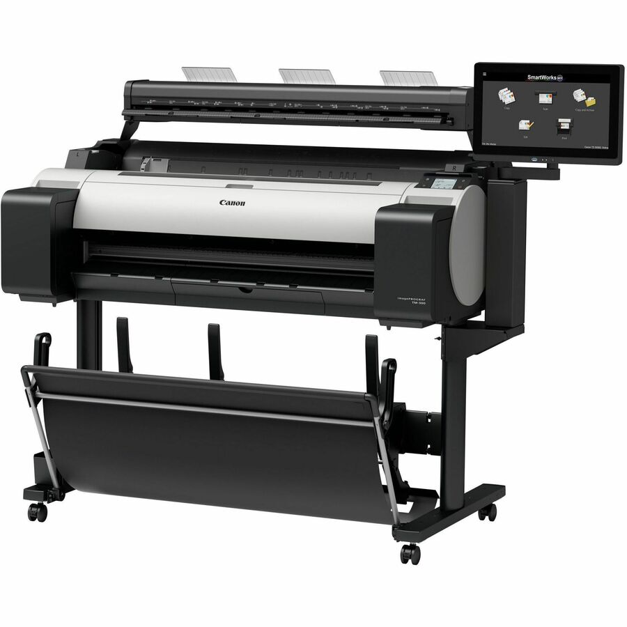 Canon imagePROGRAF TM-300 MFP Z36 Inkjet Large Format Printer - Includes Scanner, Printer - 36