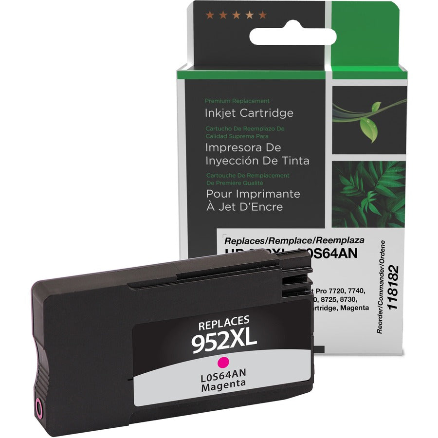 Clover Technologies Remanufactured High Yield Inkjet Ink Cartridge - Alternative for HP 952XL (L0S64AN) - Magenta - 1 Each