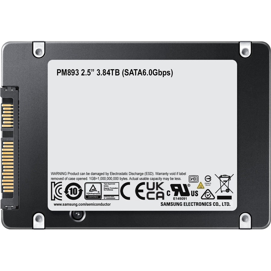 Samsung PM893 3.84 TB Solid State Drive - 2.5