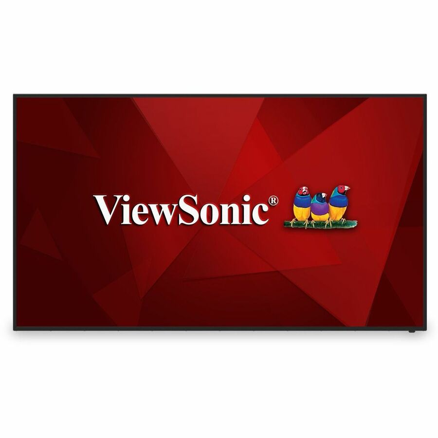 ViewSonic Commercial Display CDE7512-E1 - 4K, 16/7 Operation, Integrated Software and Fixed Wall Mount - 330 cd/m2 - 75