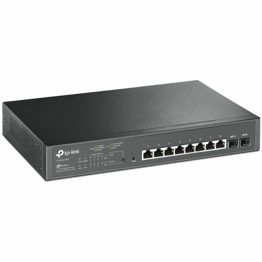 TP-Link JetStream 10-Port Gigabit Smart Switch with 8-Port PoE+