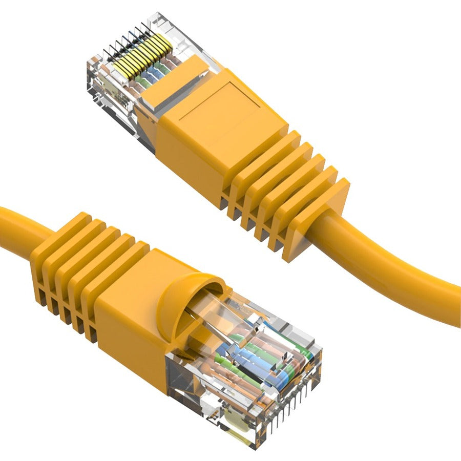 Axiom 2FT CAT6 550mhz Patch Cable Molded Boot (Yellow)