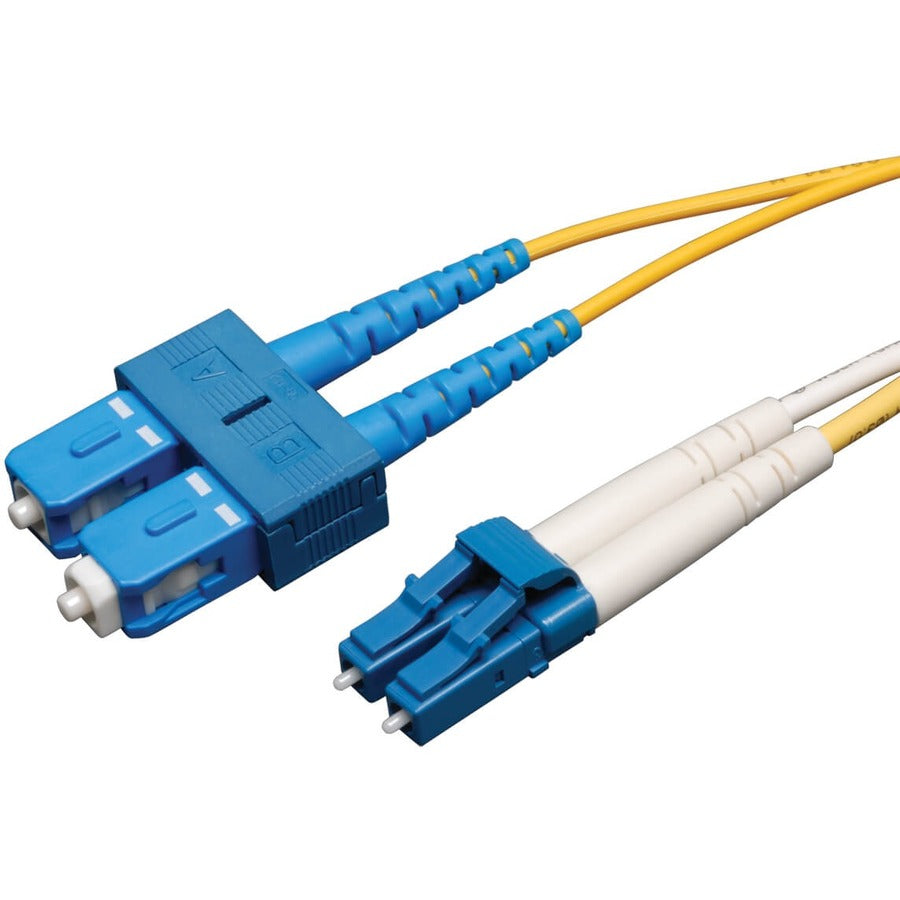 Eaton Tripp Lite Series Duplex Singlemode 9/125 Fiber Patch Cable (LC/SC), 2M (6 ft.)