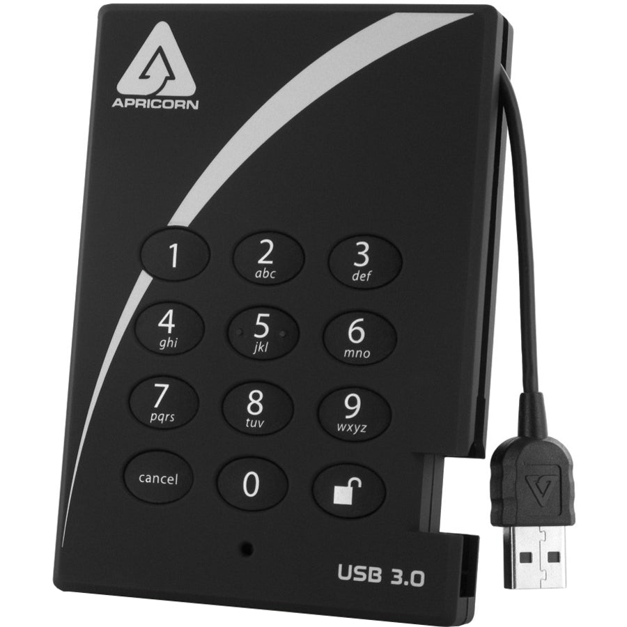 Apricorn Aegis Padlock A25-3PL256-500 500 GB Hard Drive - 2.5