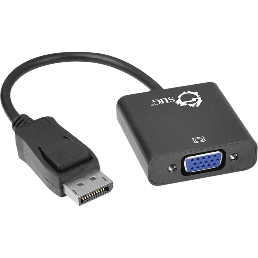 SIIG DisplayPort to VGA active Adapter Converter, DP to VGA, 1080p