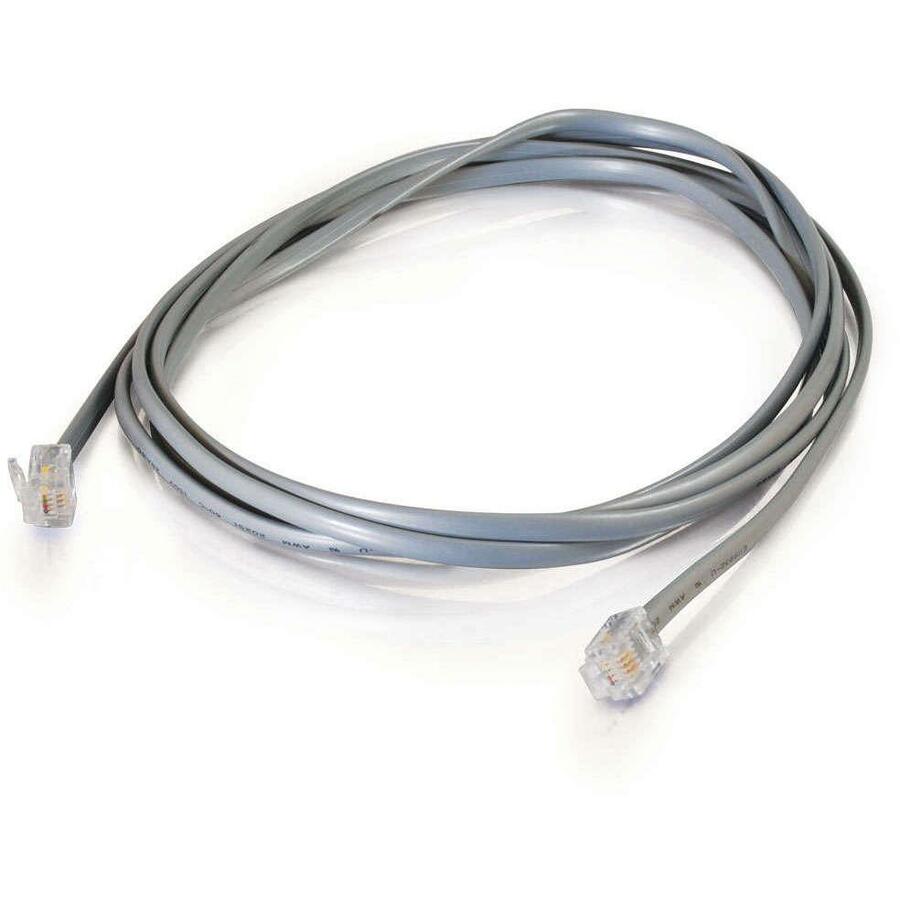 C2G 7ft RJ11 Modular Telephone Cable