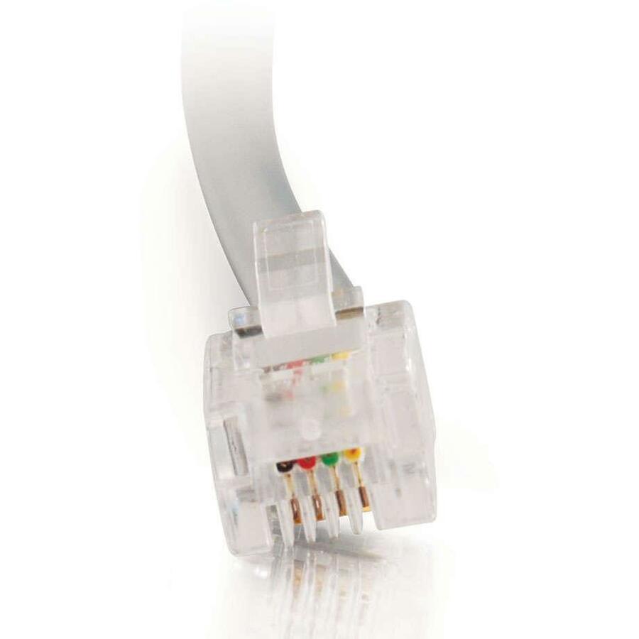 C2G 7ft RJ11 Modular Telephone Cable