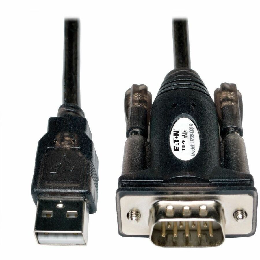 Eaton Tripp Lite Series USB-A to RS-232 (DB9) Serial Adapter Cable (M/M), 5 ft. (1.5 m)