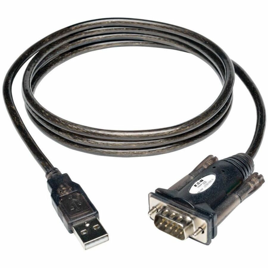 Eaton Tripp Lite Series USB-A to RS-232 (DB9) Serial Adapter Cable (M/M), 5 ft. (1.5 m)