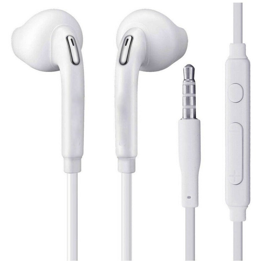 4XEM Earbud Earphones For Samsung Galaxy/Tab (White)