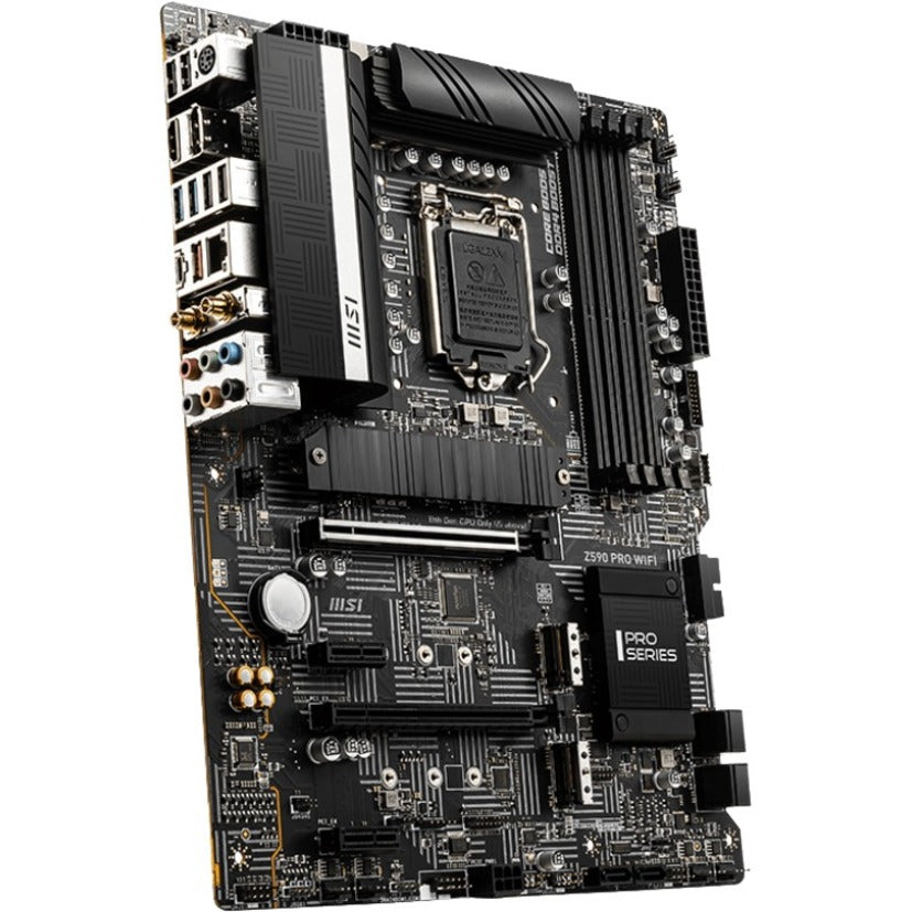 MSI Z590 PRO WIFI Desktop Motherboard - Intel Z590 Chipset - Socket LGA-1200 - Intel Optane Memory Ready - ATX