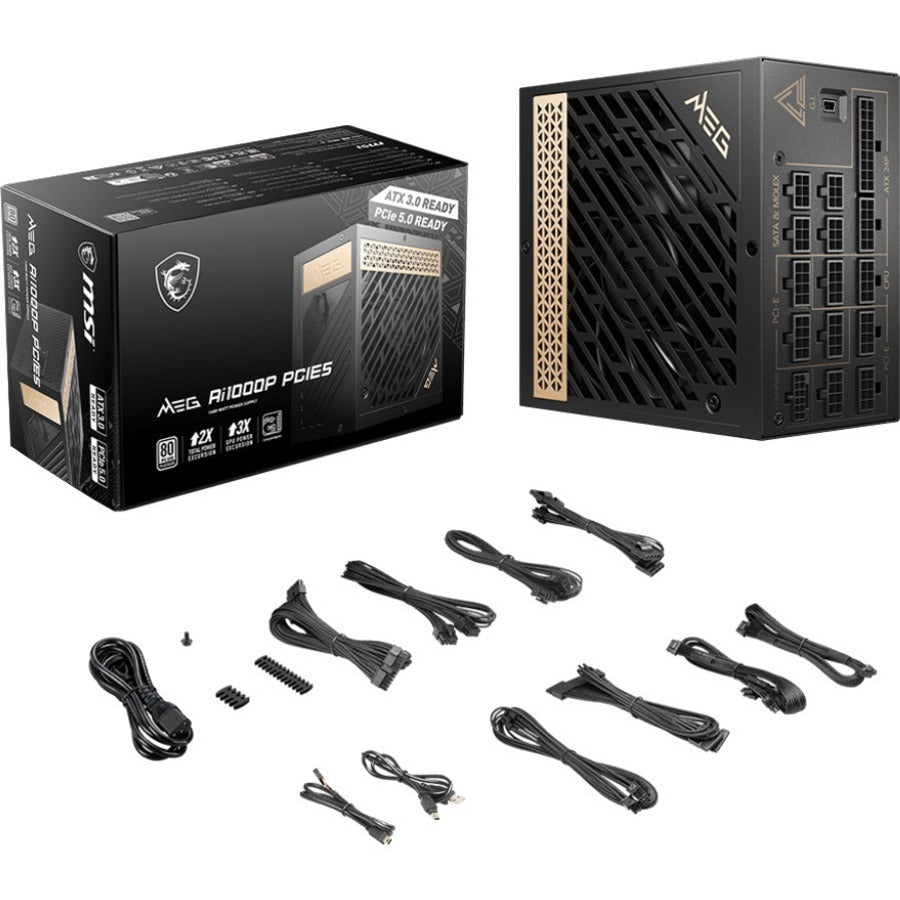 MSI MEG Ai1000P PCIE5 1000W Power Supply