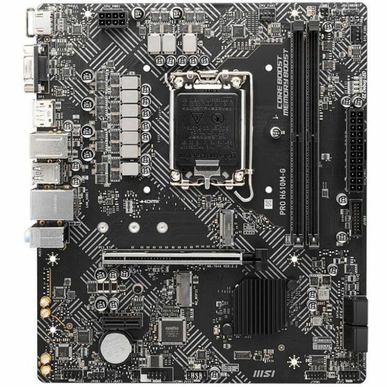 MSI PRO H610M-G micro ATX Socket 1700 for Intel CPU