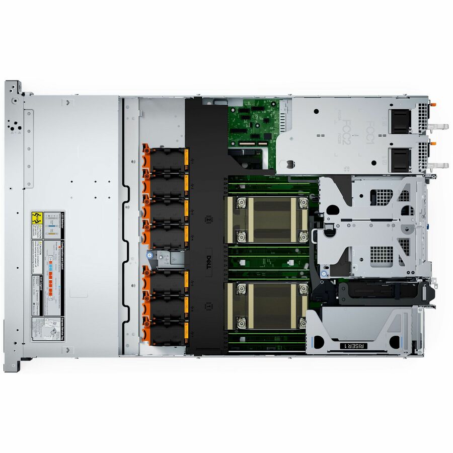 Dell PowerEdge R660xs 1U Rack-mountable Server - 1 x Intel Xeon Silver 4410Y 2 GHz - 32 GB RAM - 480 GB SSD