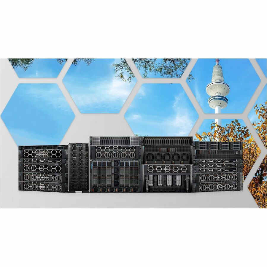 Dell PowerEdge R660xs 1U Rack-mountable Server - 1 x Intel Xeon Silver 4410Y 2 GHz - 32 GB RAM - 480 GB SSD