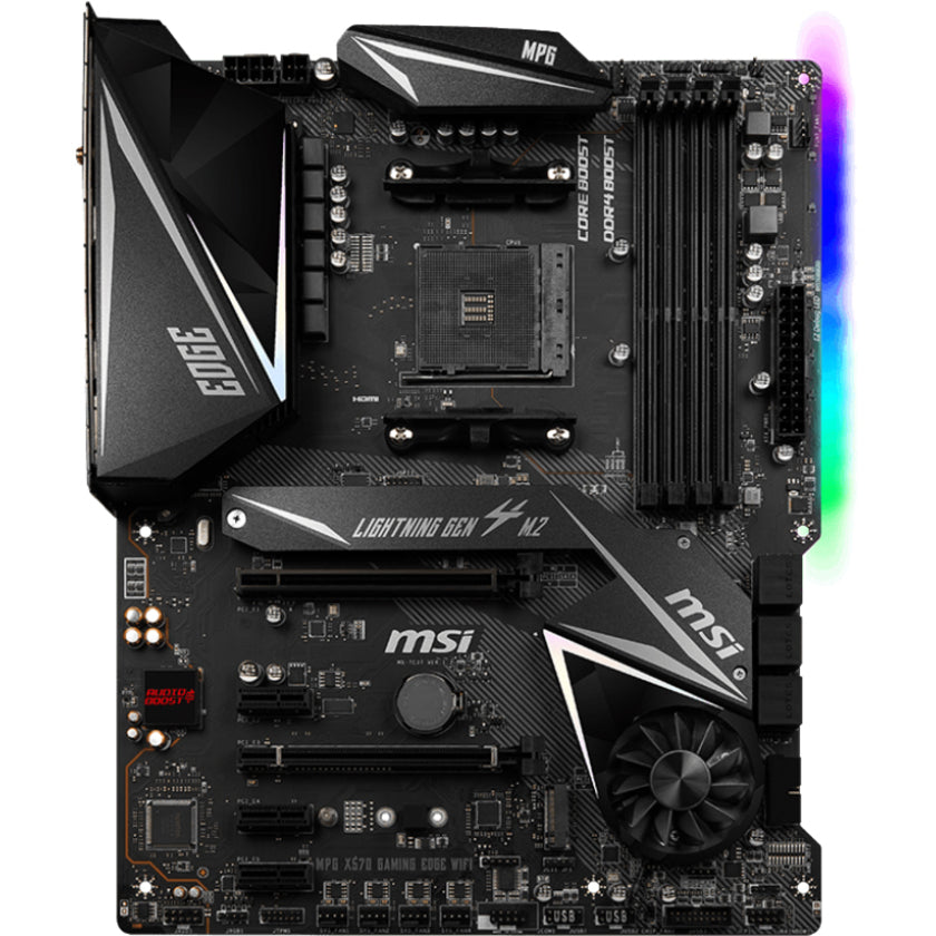 MSI MPG X570 GAMING EDGE WIFI Desktop Motherboard - AMD X570 Chipset - Socket AM4 - ATX