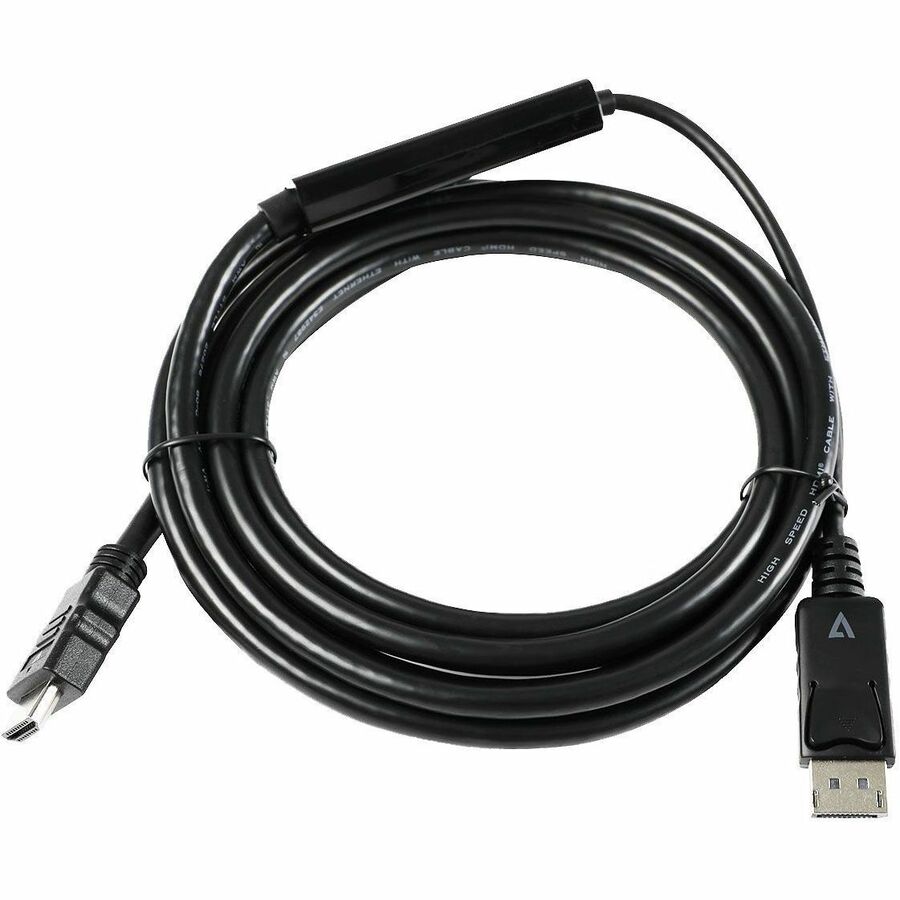 V7 DisplayPort1.4 to HDMI (4K/60Hz) cable 3M/10ft Black