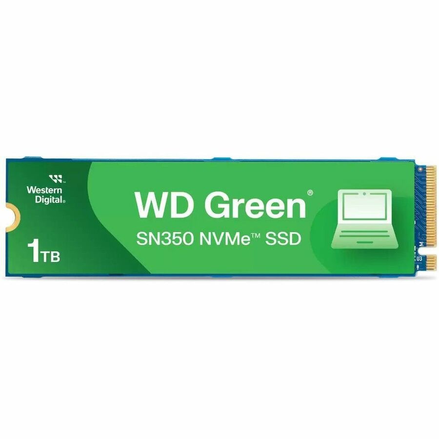 WD Green SN350 WDS100T3G0C-00AZL0 1 TB Solid State Drive - M.2 2280 Internal - PCI Express NVMe (PCI Express NVMe 3.0 x4)