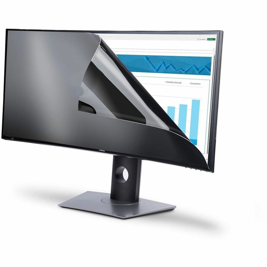 StarTech.com Privacy Screen For Dell P3424WE Curved Ultrawide 21:9 Monitor, Double-Sided, Computer Desktop Monitor Screen Protector, TAA