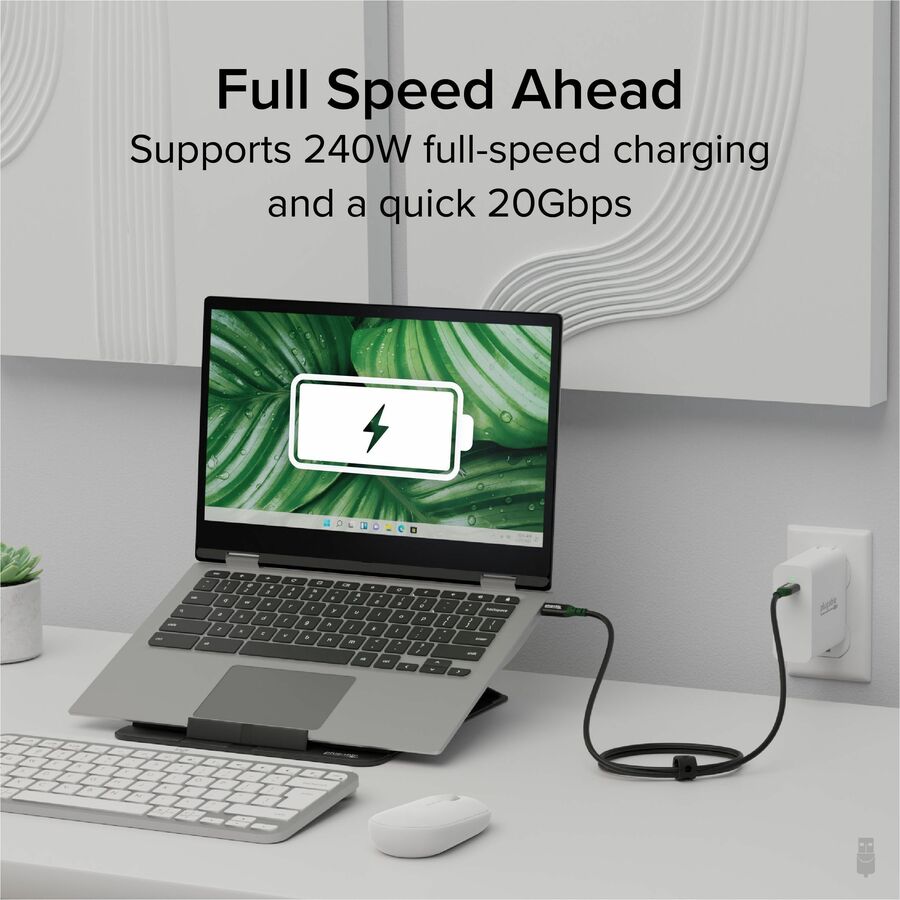 Plugable USB-C 20Gbps 240W EPR Cable