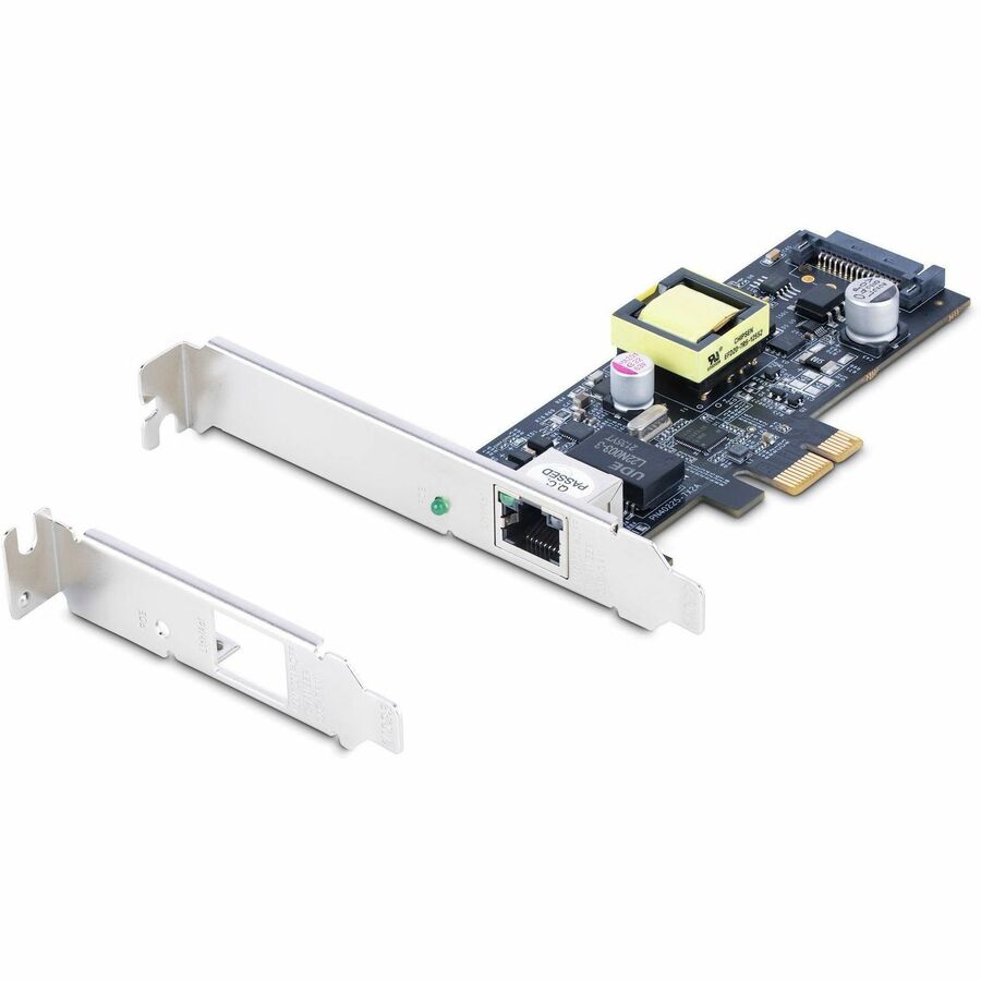 StarTech.com 1-Port 2.5Gbps PCI Express PoE Network Card, Intel I225-V, PCIe 802.3af/at PoE+ Multi-Gigabit NIC, SATA Powered Ethernet Card