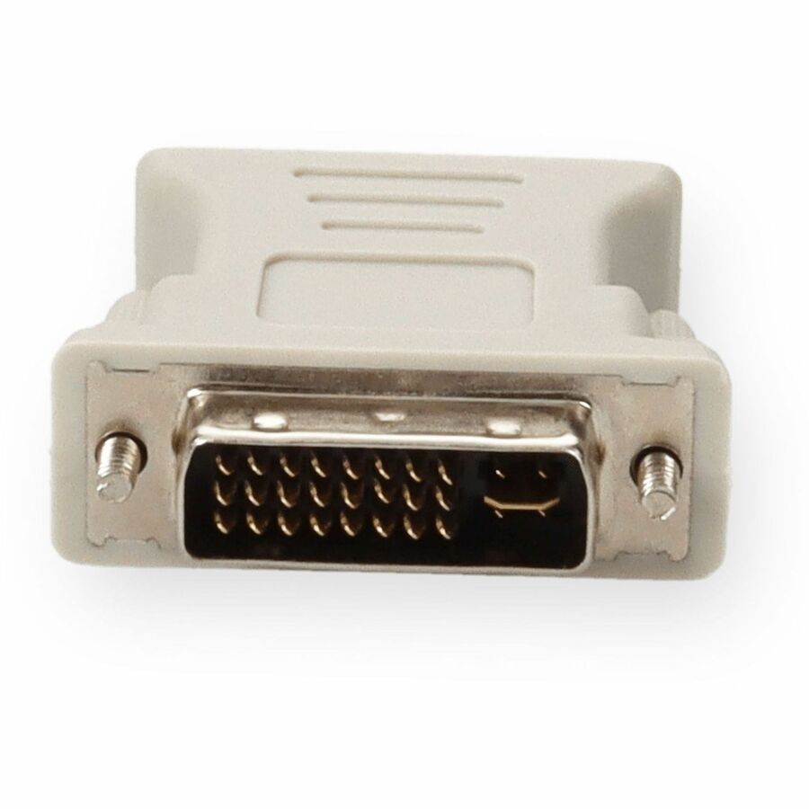 5PK DVI-I (29 pin) Male to VGA Female White Adapters For Resolution Up to 1920x1200 (WUXGA)