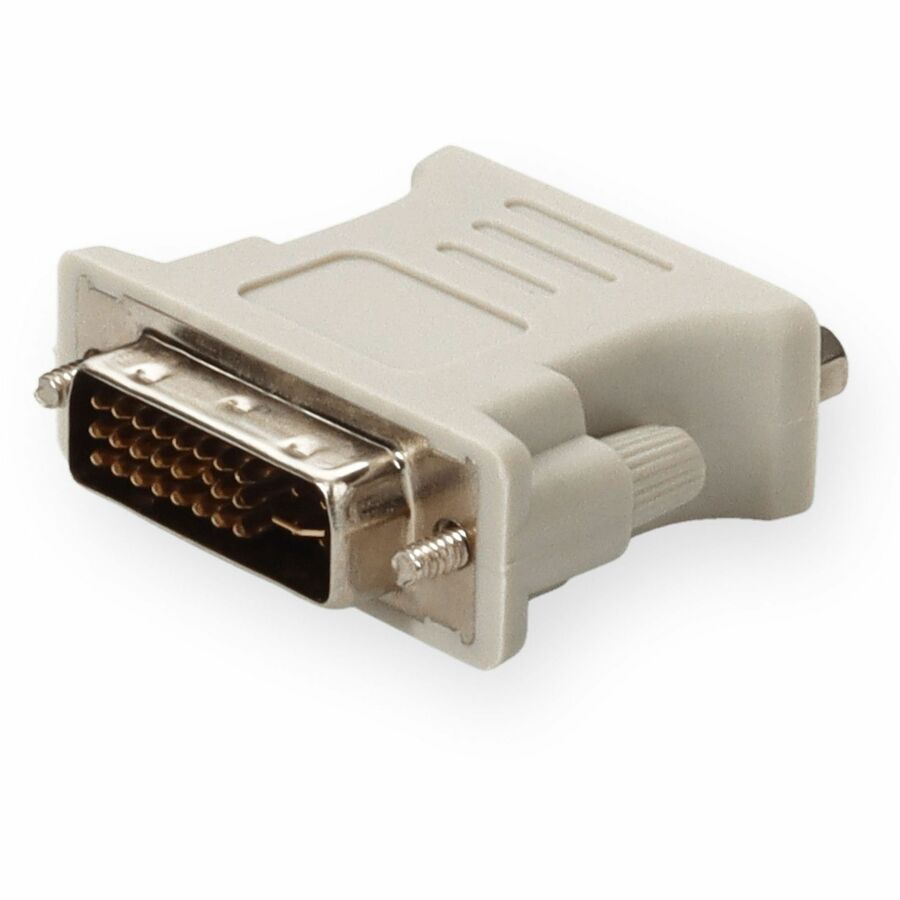 5PK DVI-I (29 pin) Male to VGA Female White Adapters For Resolution Up to 1920x1200 (WUXGA)