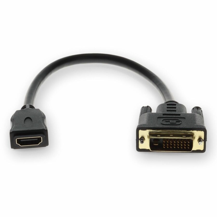 DVI-D Dual Link (24+1 pin) Male to HDMI 1.3 Female Black Adapter For Resolution Up to 2560x1600 (WQXGA)