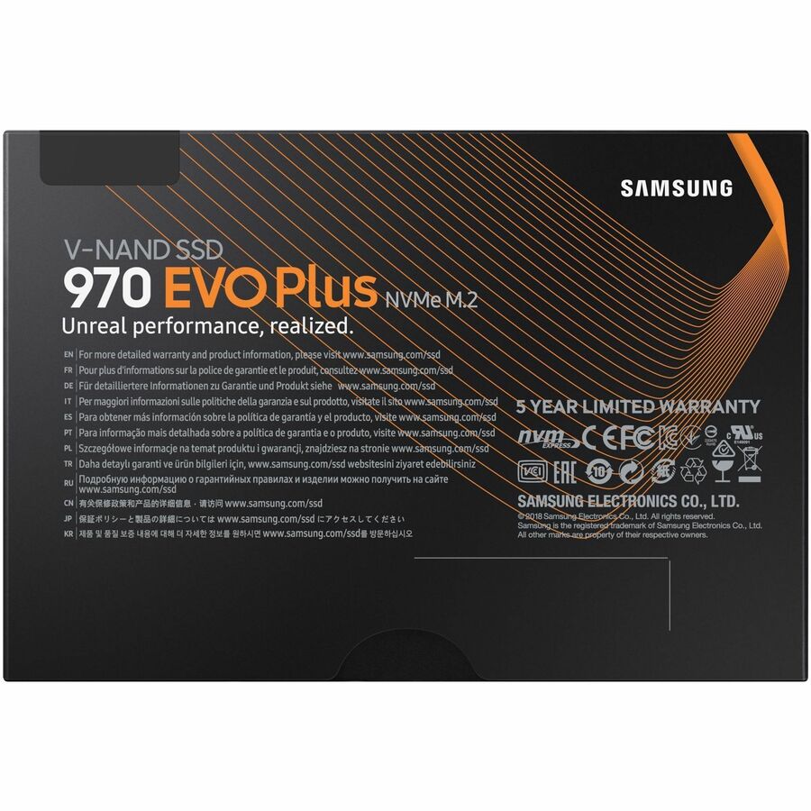 Samsung 970 EVO Plus 2 TB Solid State Drive - M.2 Internal - PCI Express NVMe (PCI Express NVMe 3.0 x4)